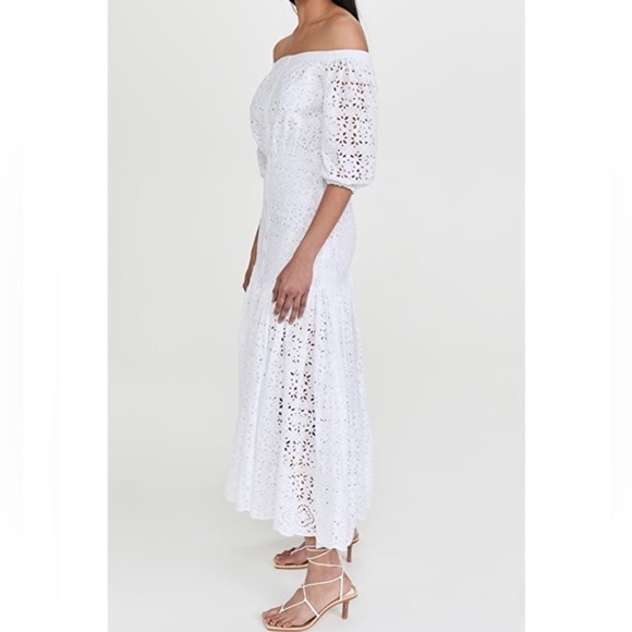 BRAND NEW Veronica Beard Cali Maxi Dress White - Picture 4 of 11